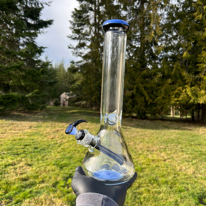 9 mm Thick Boy Beaker Bong Glass Pipe TG   