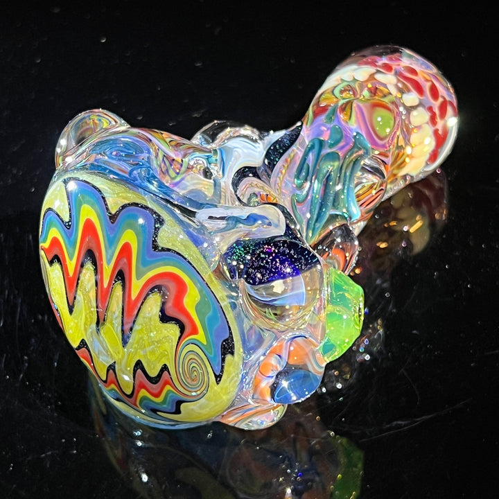 Thick and Twisted Wig Wag Pipe Glass Pipe Molten Imagination   