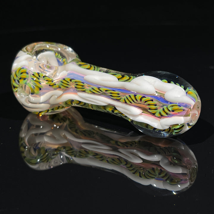 Color Inside Out Spoon Glass Pipe Tiny Mike