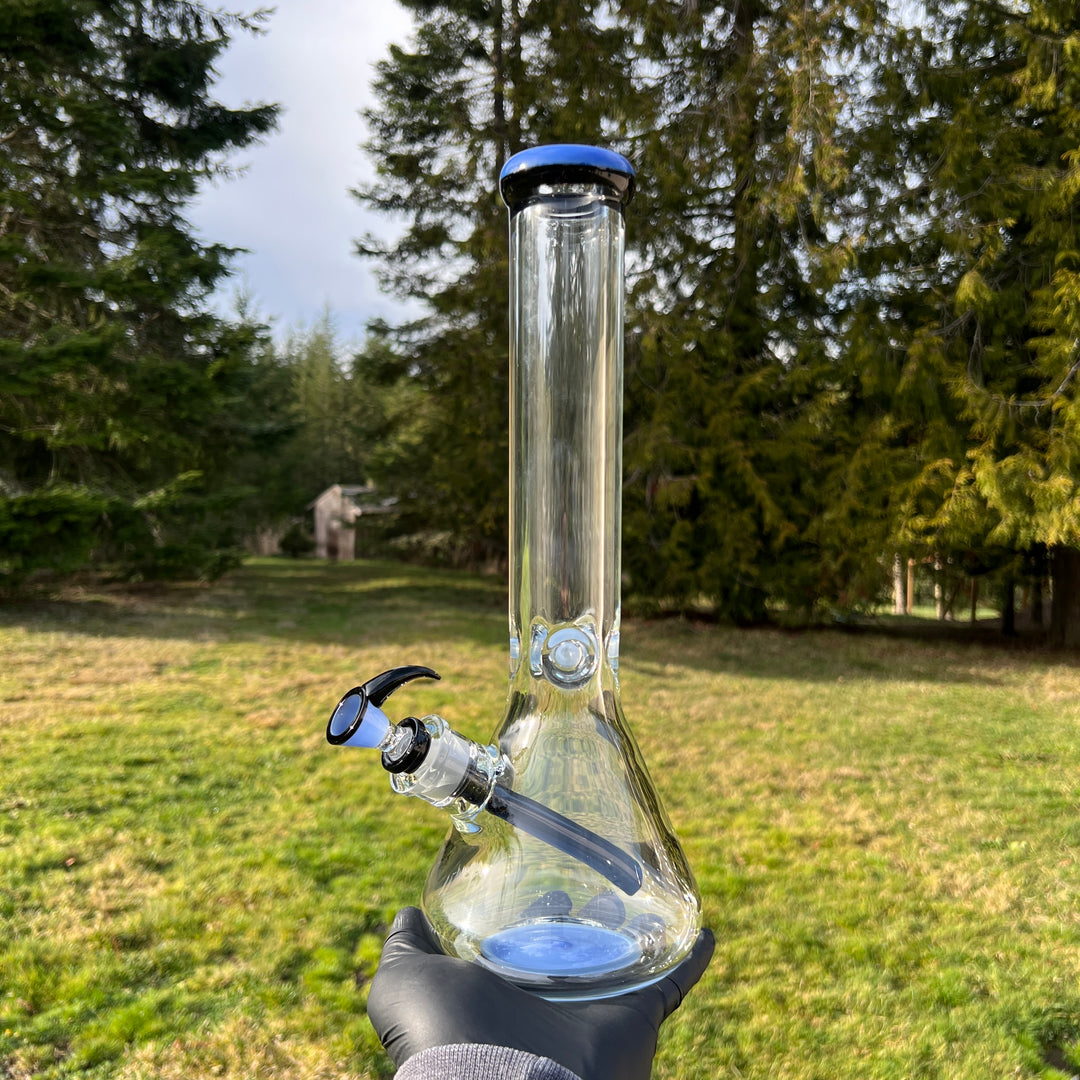 9 mm Thick Boy Beaker Bong Glass Pipe TG   