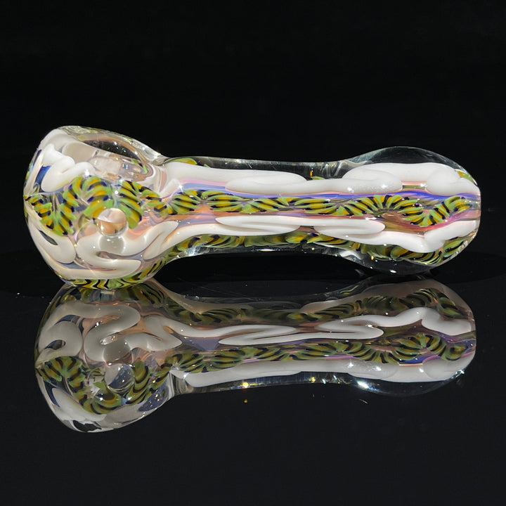 Color Inside Out Spoon Glass Pipe Tiny Mike