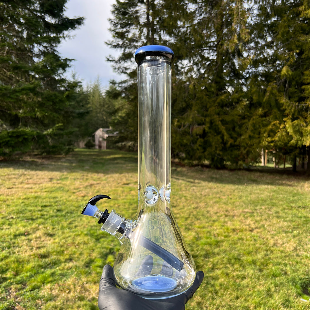 9 mm Thick Boy Beaker Bong Glass Pipe TG   