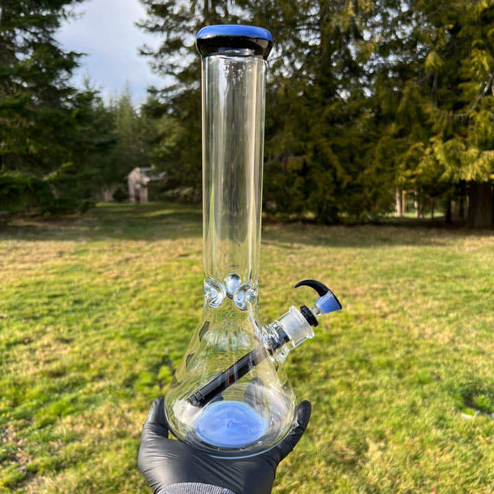 9 mm Thick Boy Beaker Bong Glass Pipe TG   