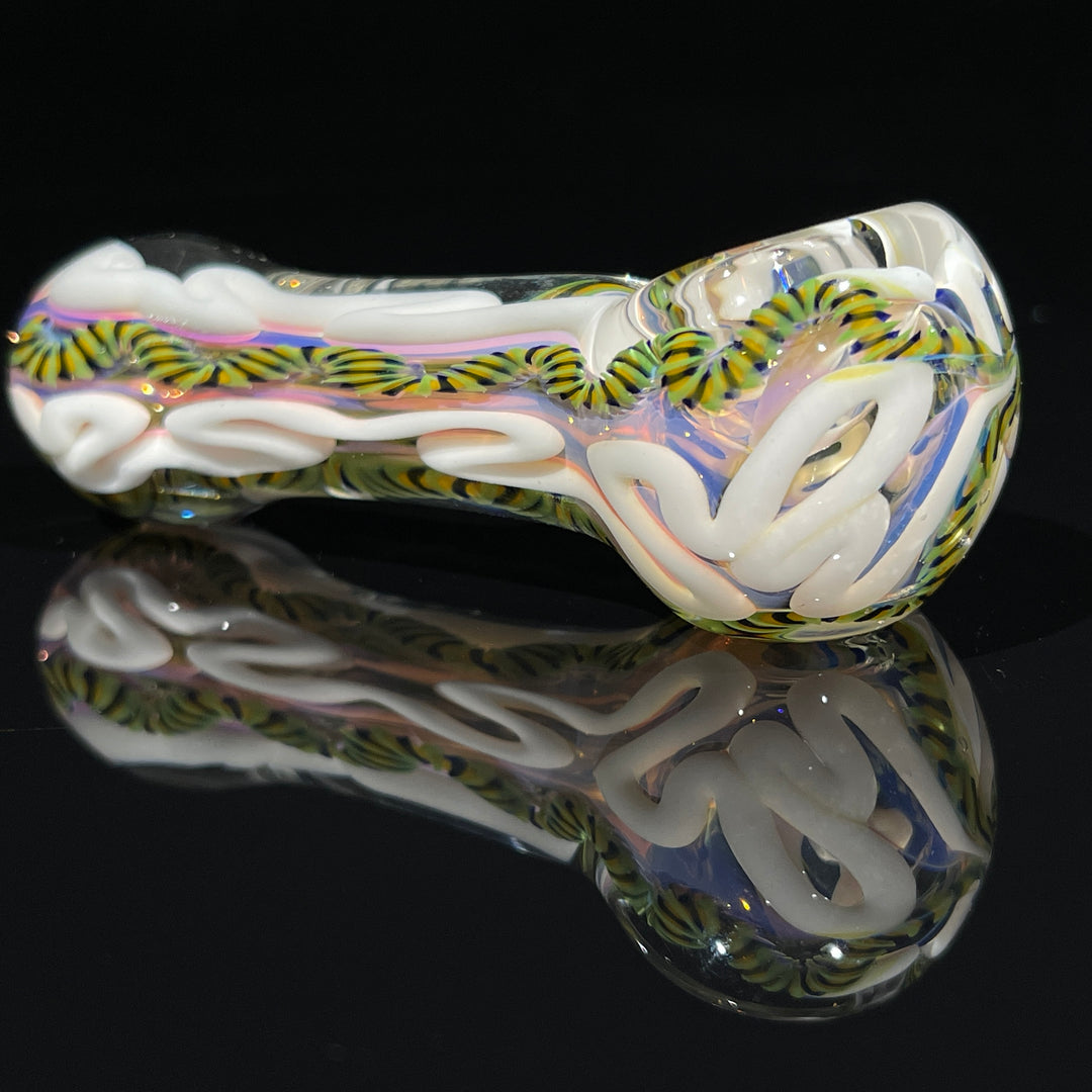 Color Inside Out Spoon Glass Pipe Tiny Mike
