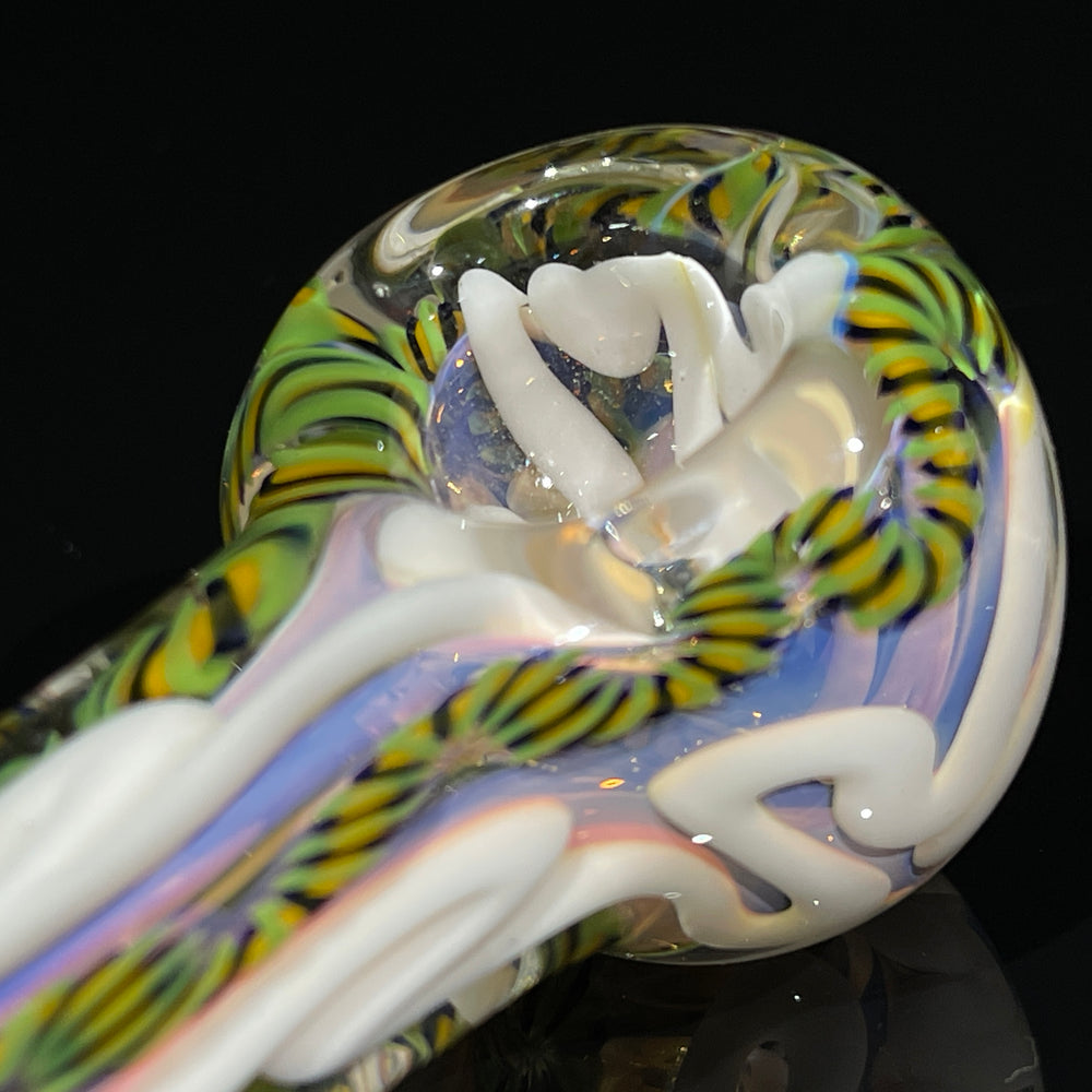 Color Inside Out Spoon Glass Pipe Tiny Mike