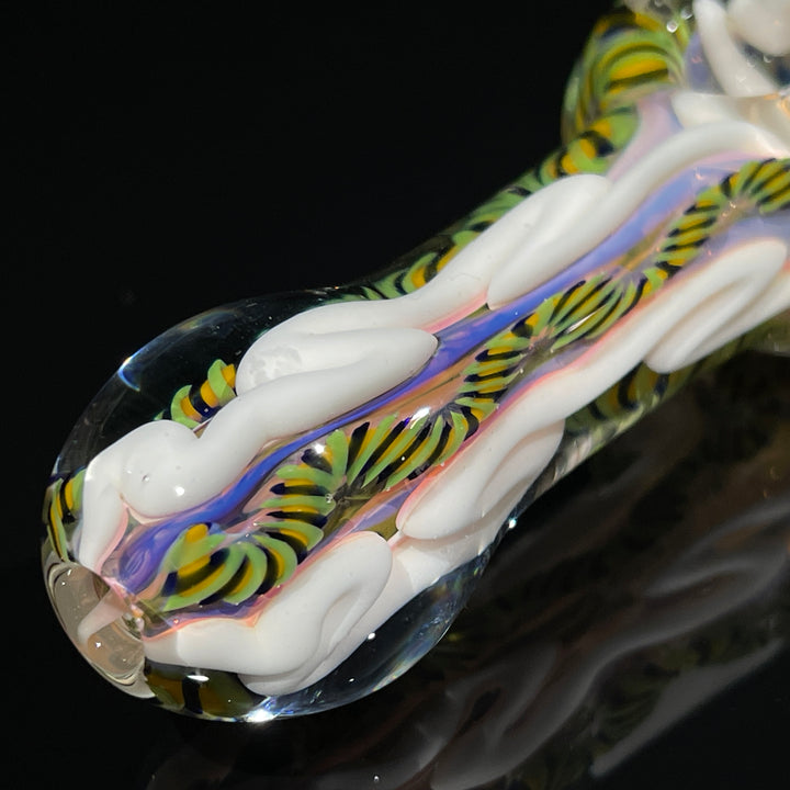 Color Inside Out Spoon Glass Pipe Tiny Mike