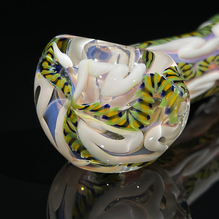 Color Inside Out Spoon Glass Pipe Tiny Mike