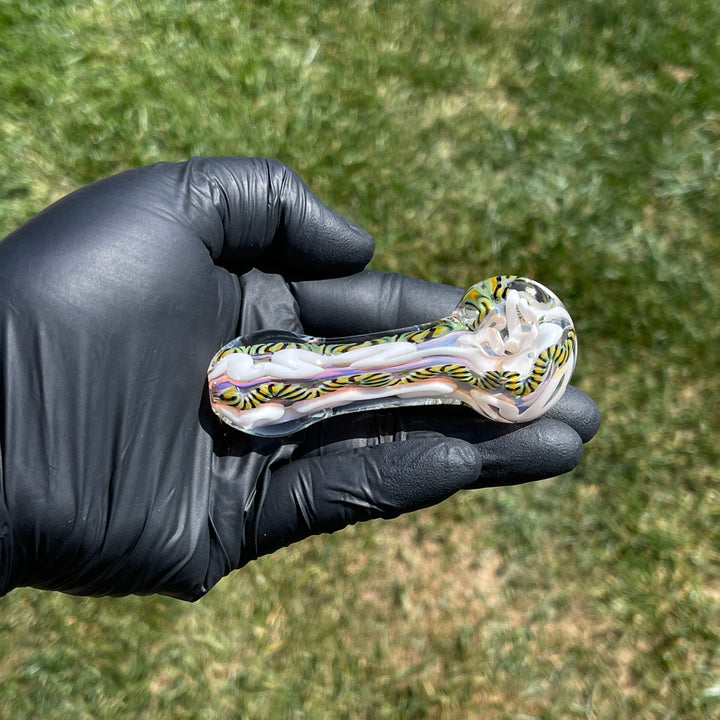 Color Inside Out Spoon Glass Pipe Tiny Mike
