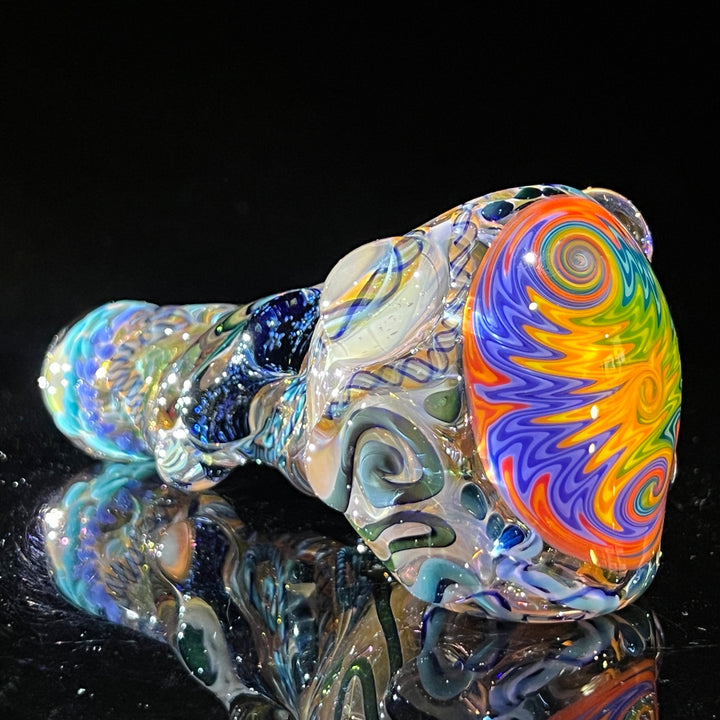 Thick and Twisted Wig Wag Pipe Glass Pipe Molten Imagination   