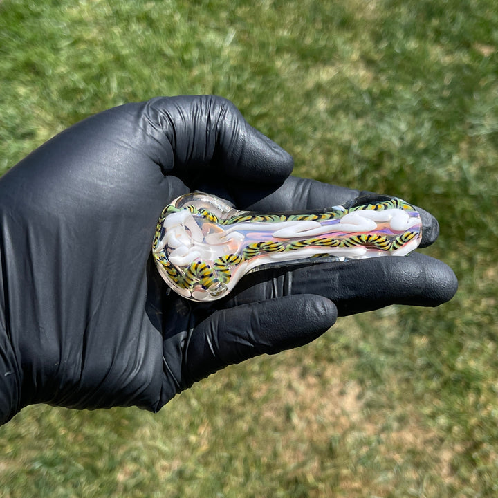 Color Inside Out Spoon Glass Pipe Tiny Mike