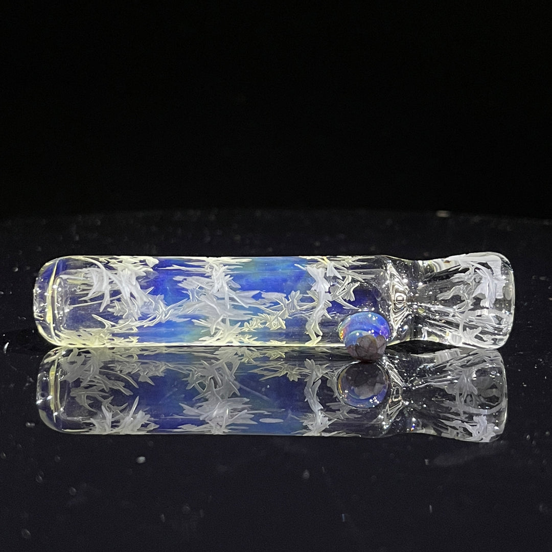 Firekist Clear Carved Oneie Glass Pipe Firekist Glass   