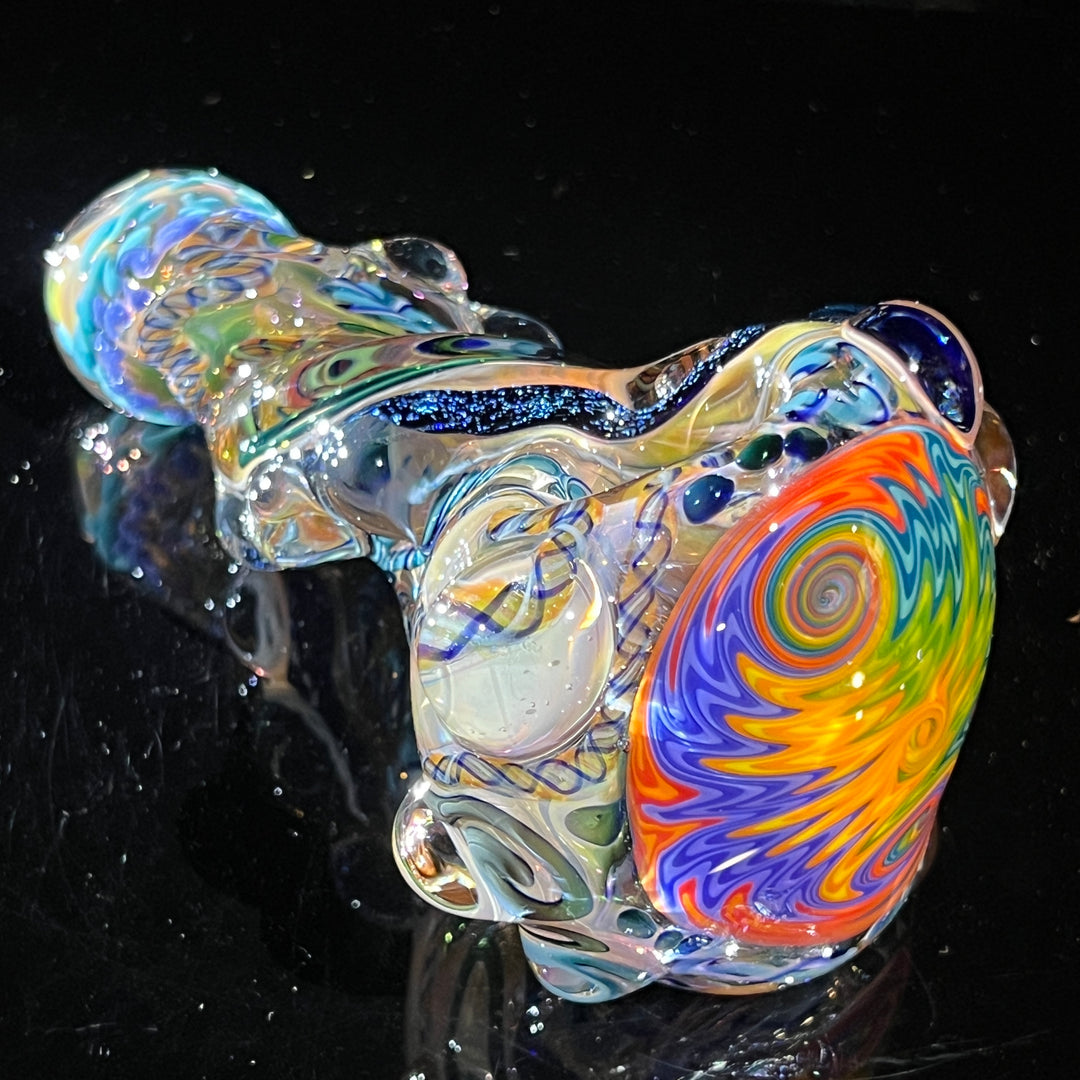 Thick and Twisted Wig Wag Pipe Glass Pipe Molten Imagination   