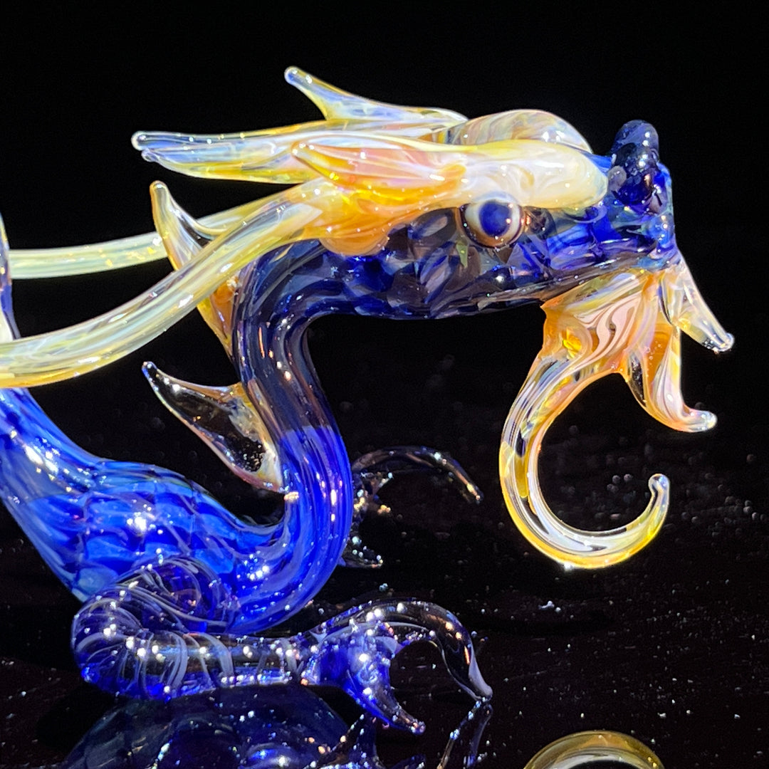 Mini Taoist Dragon Pipe Glass Pipe Fereyel Fiore Glass   