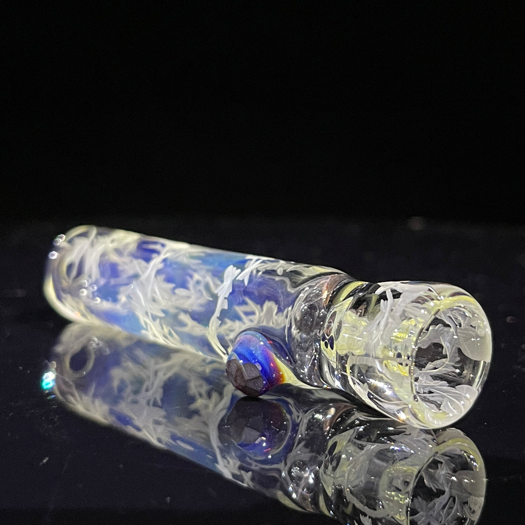 Firekist Clear Carved Oneie Glass Pipe Firekist Glass   