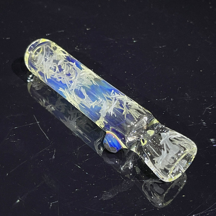 Firekist Clear Carved Oneie Glass Pipe Firekist Glass   