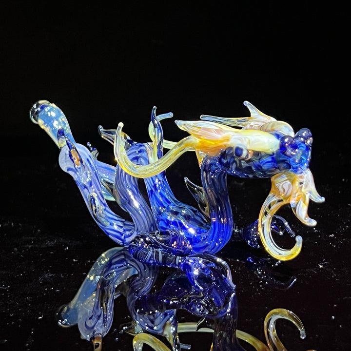 Mini Taoist Dragon Pipe Glass Pipe Fereyel Fiore Glass   