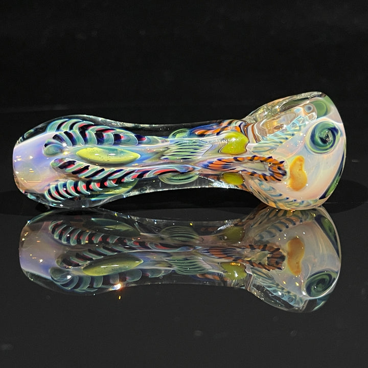 Color Inside Out Spoon Glass Pipe Tiny Mike