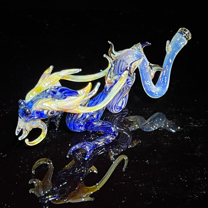 Mini Taoist Dragon Pipe Glass Pipe Fereyel Fiore Glass   