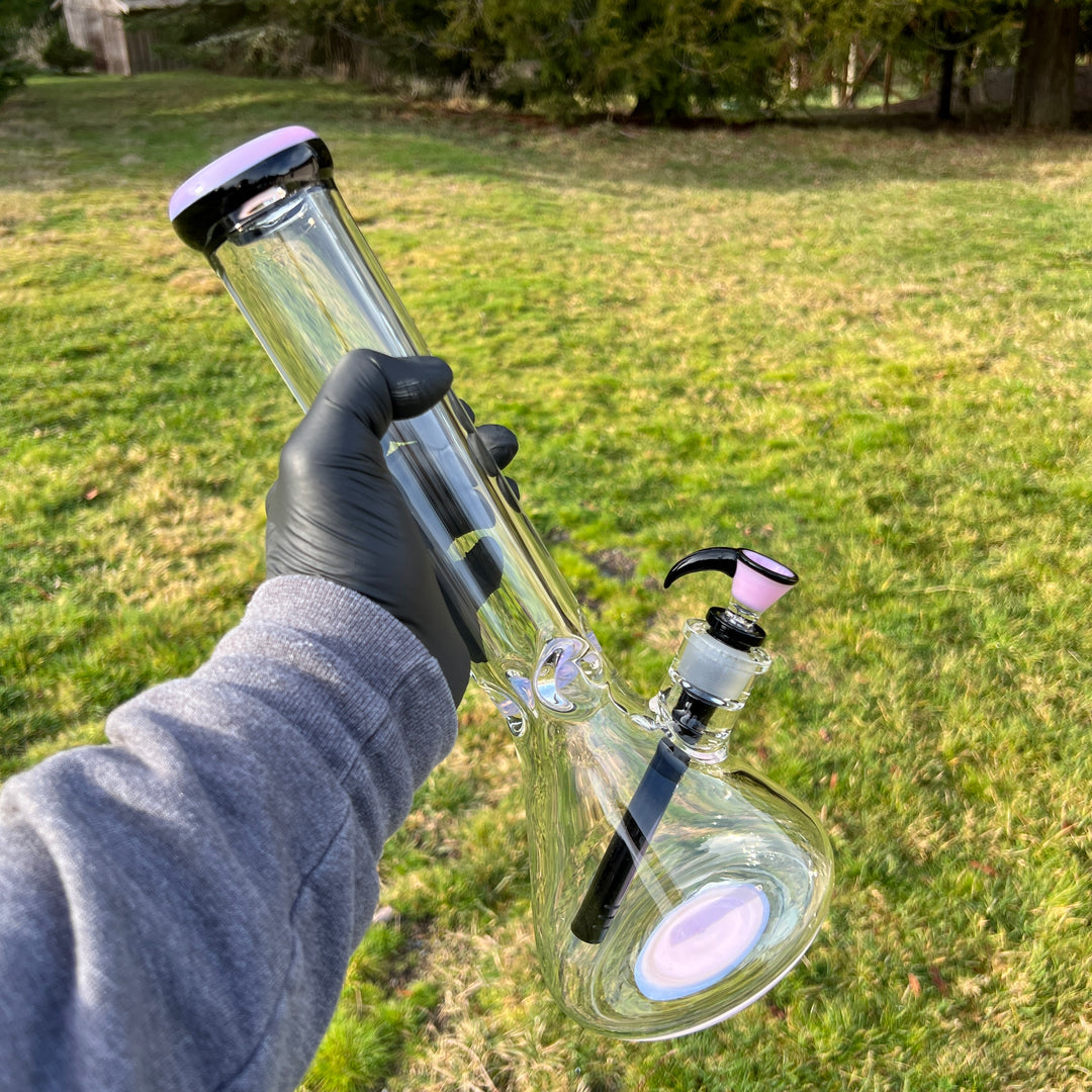 9 mm Thick Boy Beaker Bong Glass Pipe TG   