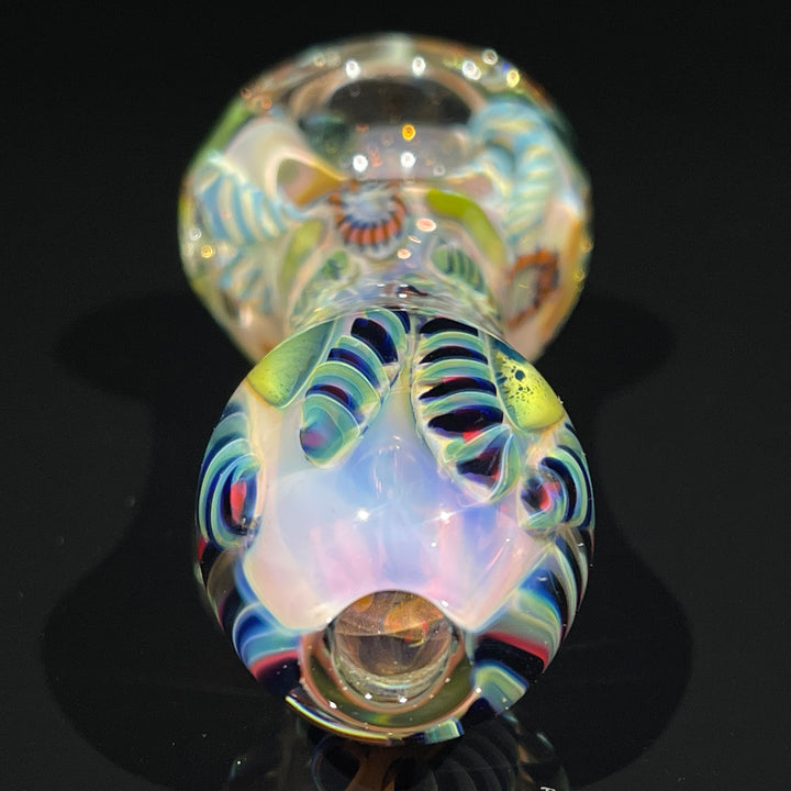 Color Inside Out Spoon Glass Pipe Tiny Mike