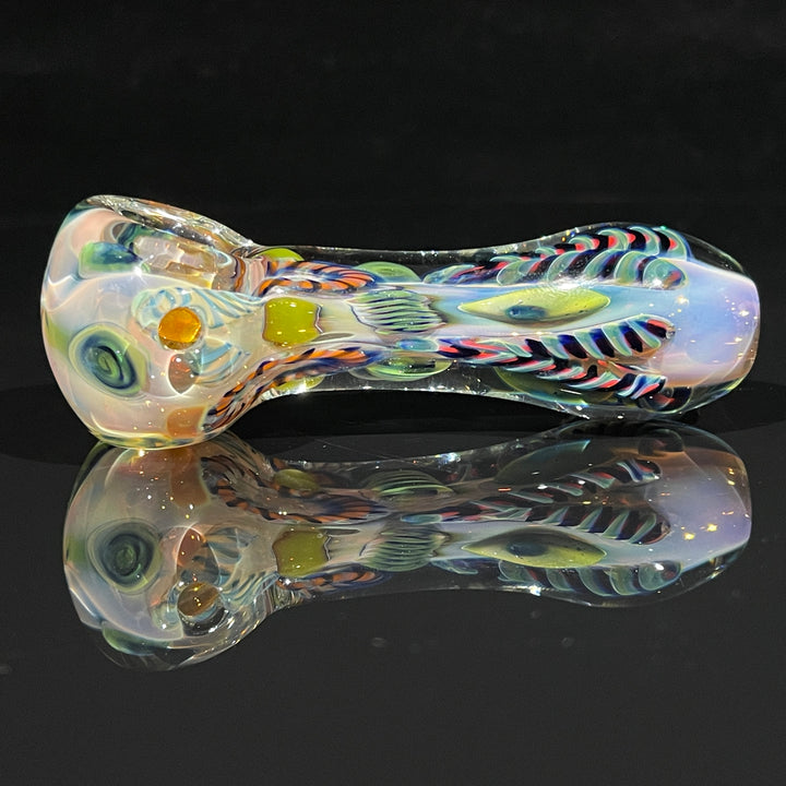 Color Inside Out Spoon Glass Pipe Tiny Mike