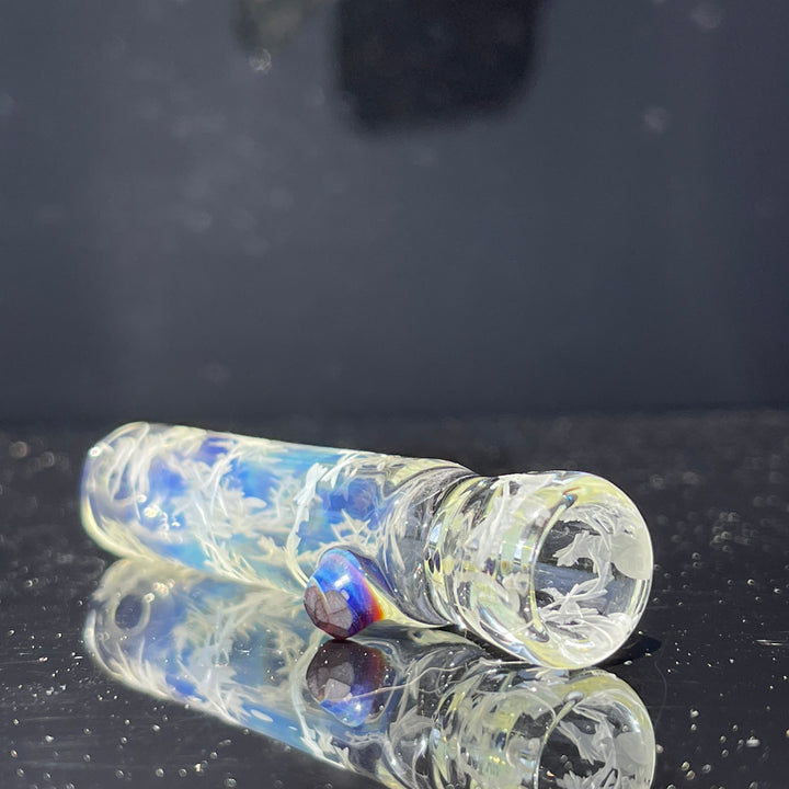 Firekist Clear Carved Oneie Glass Pipe Firekist Glass   