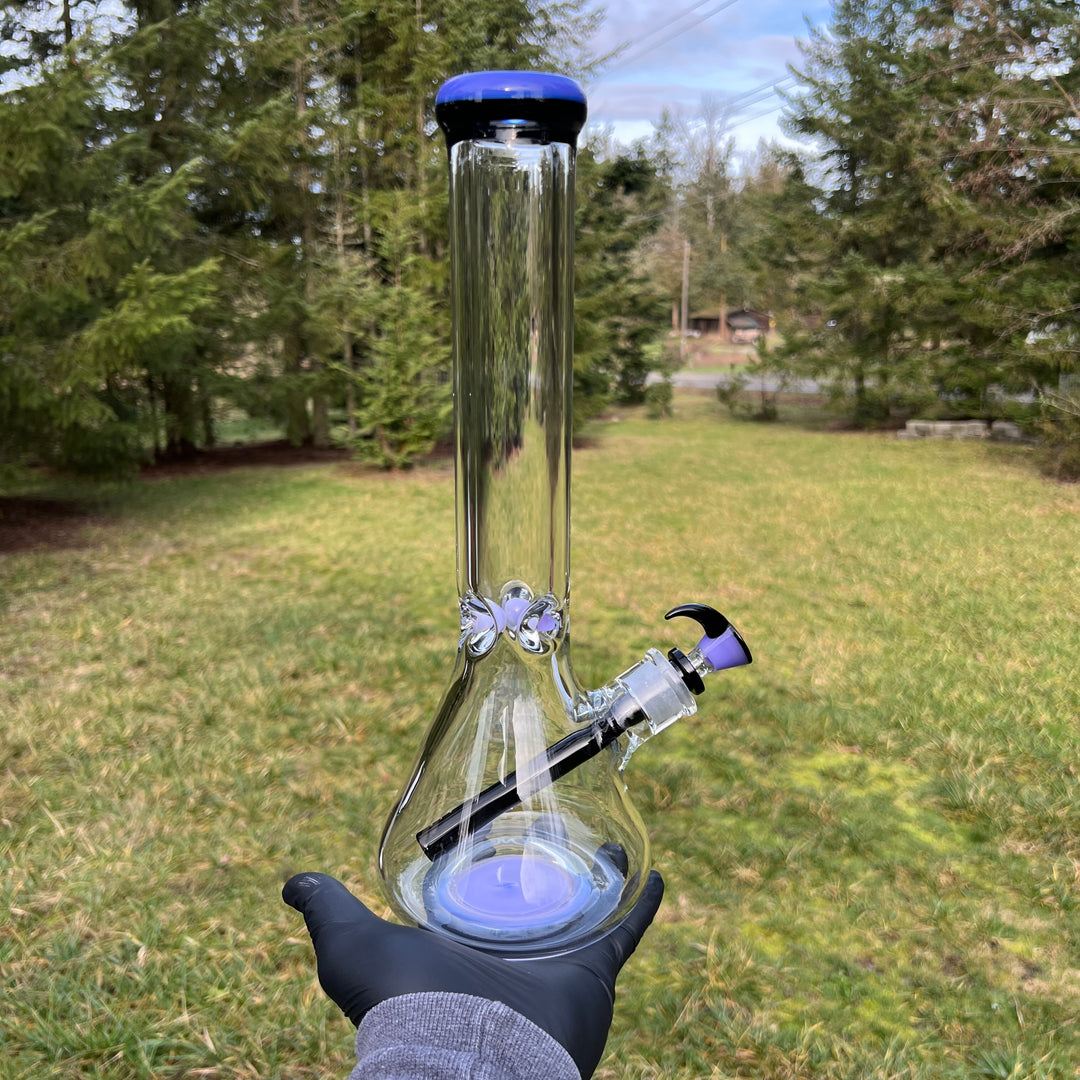 9 mm Thick Boy Beaker Bong Glass Pipe TG   