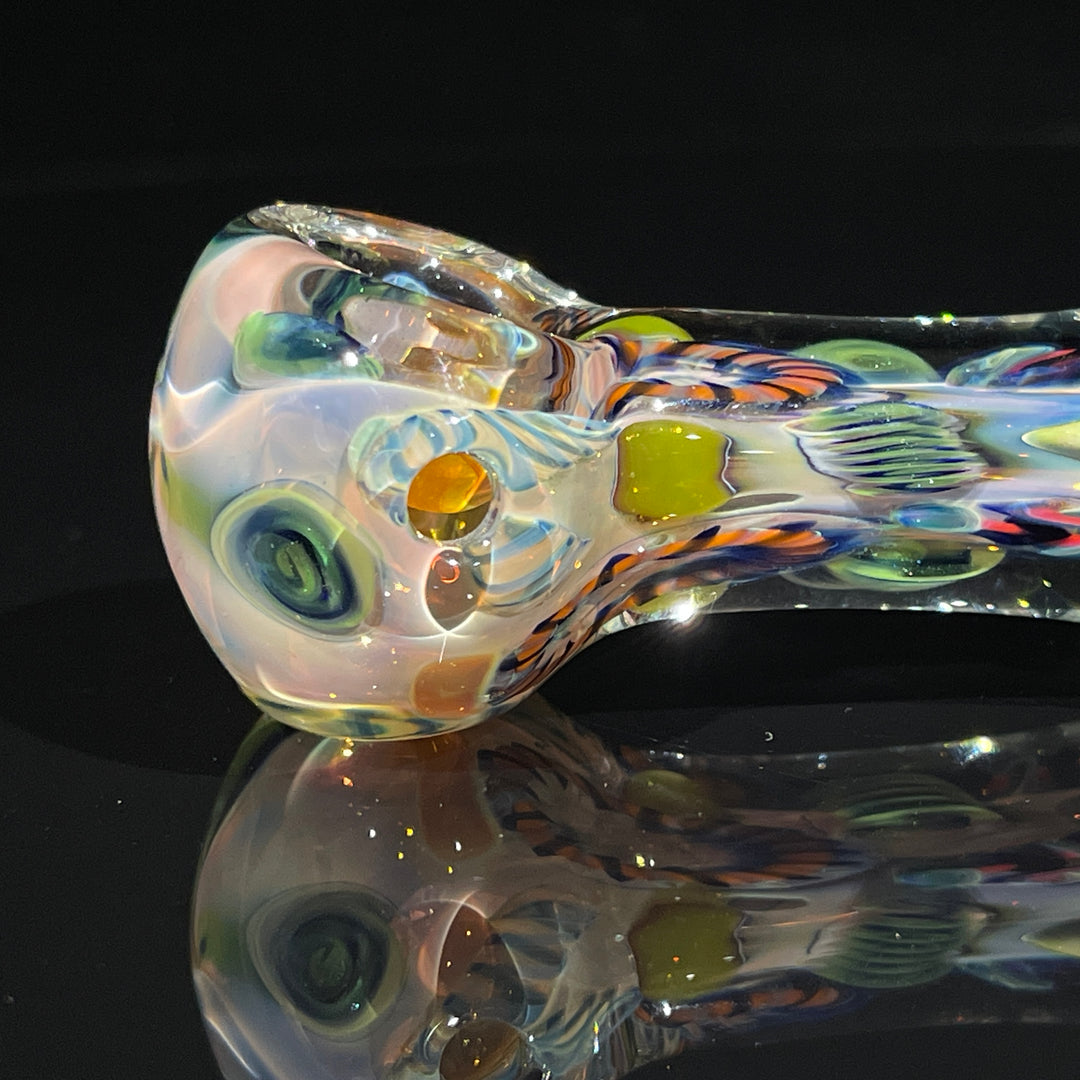 Color Inside Out Spoon Glass Pipe Tiny Mike