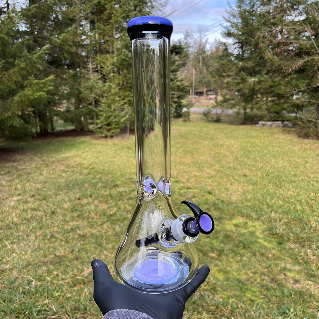 9 mm Thick Boy Beaker Bong Glass Pipe TG   