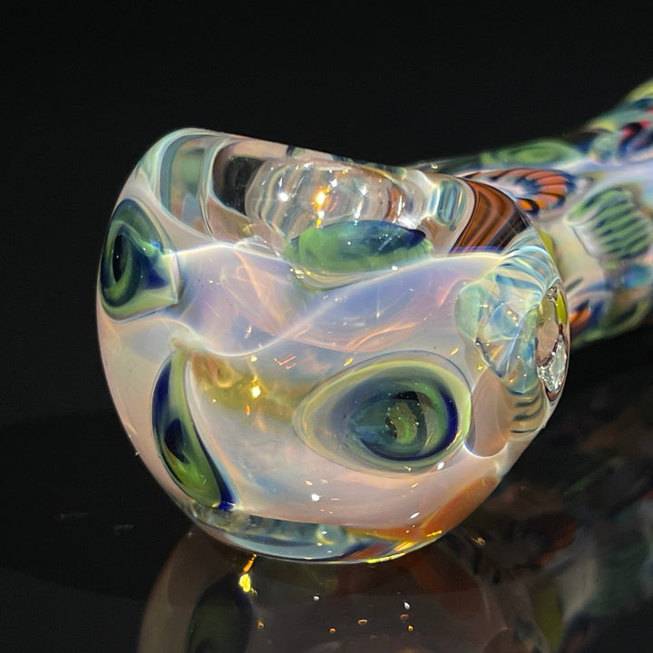 Color Inside Out Spoon Glass Pipe Tiny Mike