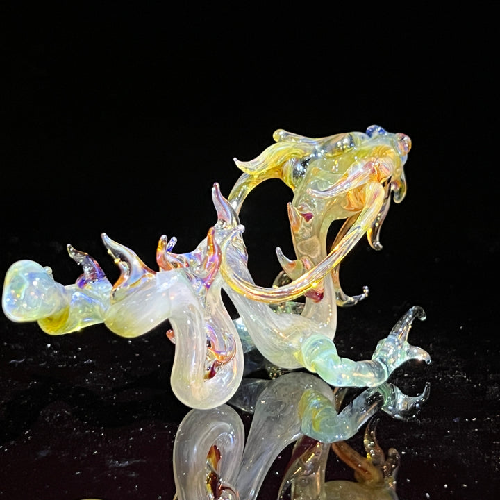 Mini Taoist Dragon Pipe Glass Pipe Fereyel Fiore Glass   