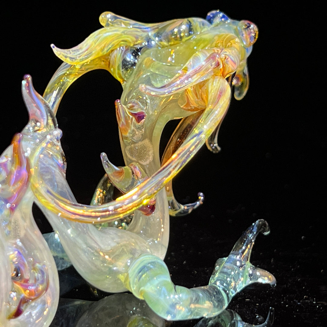 Mini Taoist Dragon Pipe Glass Pipe Fereyel Fiore Glass   