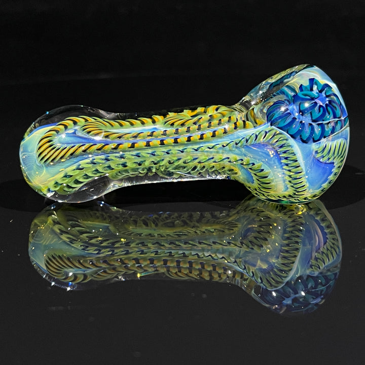 Color Inside Out Spoon Glass Pipe Tiny Mike