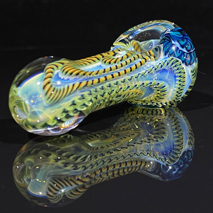 Color Inside Out Spoon Glass Pipe Tiny Mike