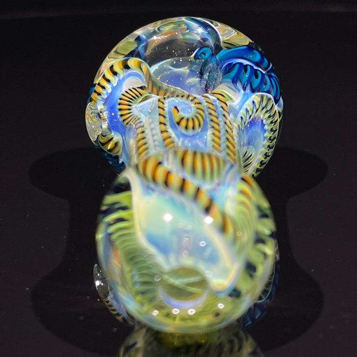Color Inside Out Spoon Glass Pipe Tiny Mike