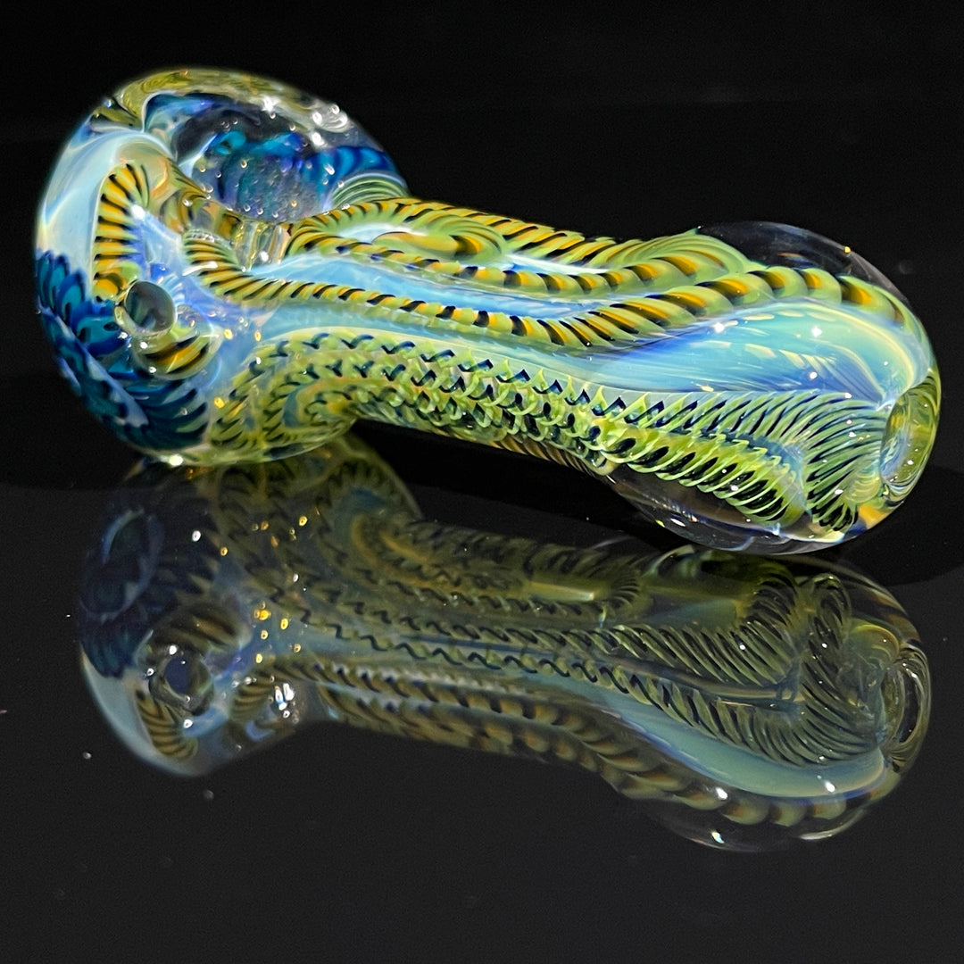 Color Inside Out Spoon Glass Pipe Tiny Mike