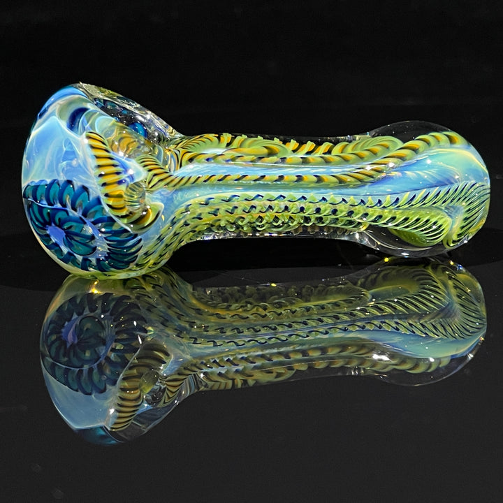 Color Inside Out Spoon Glass Pipe Tiny Mike