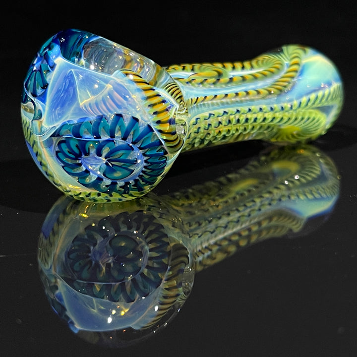 Color Inside Out Spoon Glass Pipe Tiny Mike