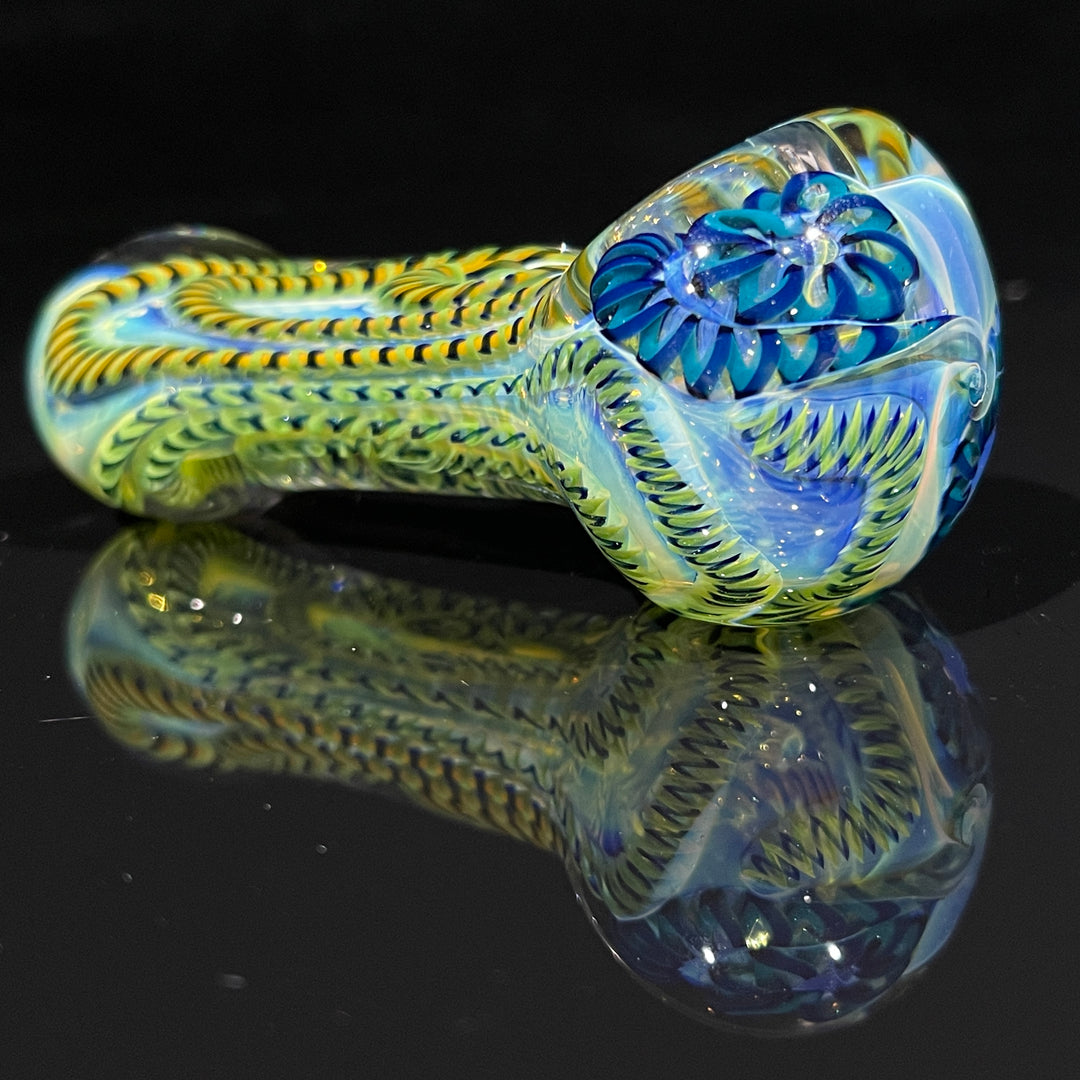 Color Inside Out Spoon Glass Pipe Tiny Mike
