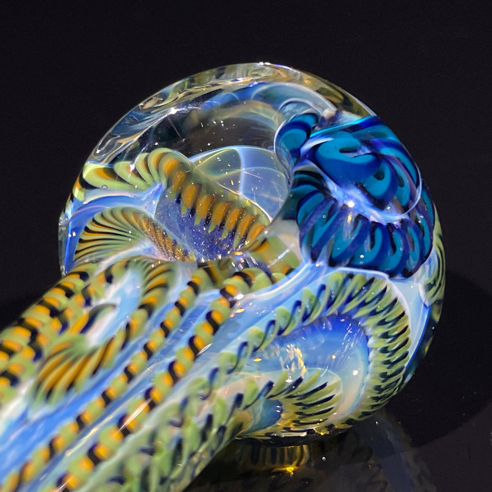 Color Inside Out Spoon Glass Pipe Tiny Mike