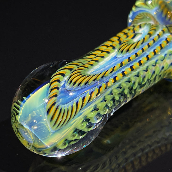 Color Inside Out Spoon Glass Pipe Tiny Mike