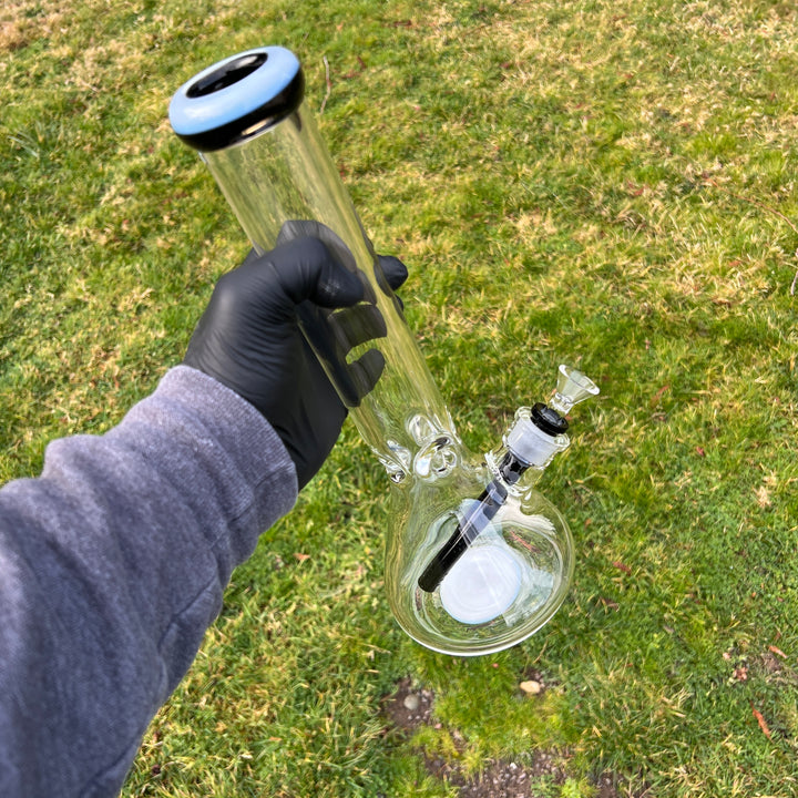 9 mm Thick Boy Beaker Bong Glass Pipe TG   