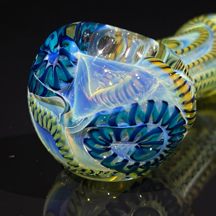Color Inside Out Spoon Glass Pipe Tiny Mike