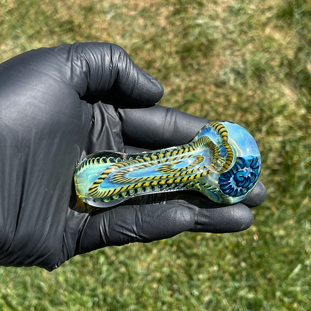 Color Inside Out Spoon Glass Pipe Tiny Mike