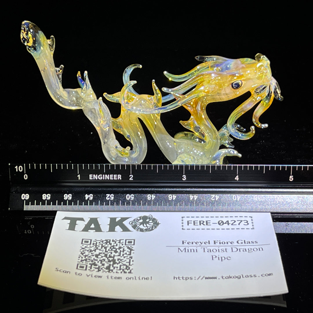 Mini Taoist Dragon Pipe Glass Pipe Fereyel Fiore Glass   