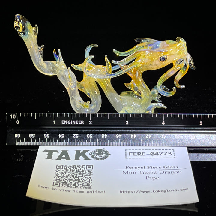 Mini Taoist Dragon Pipe Glass Pipe Fereyel Fiore Glass   