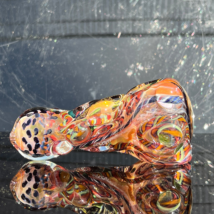 Thick and Twisted Wig Wag Pipe Glass Pipe Molten Imagination   