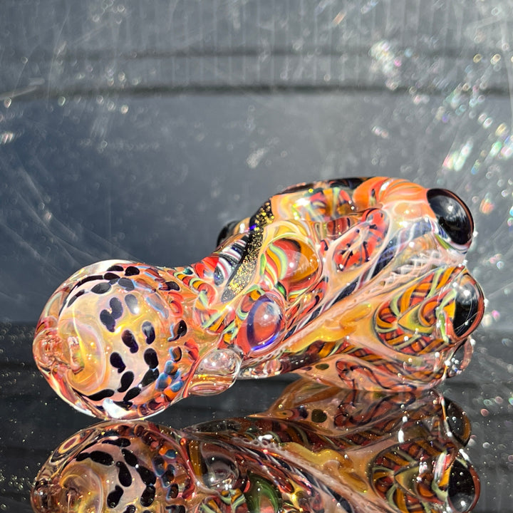 Thick and Twisted Wig Wag Pipe Glass Pipe Molten Imagination   