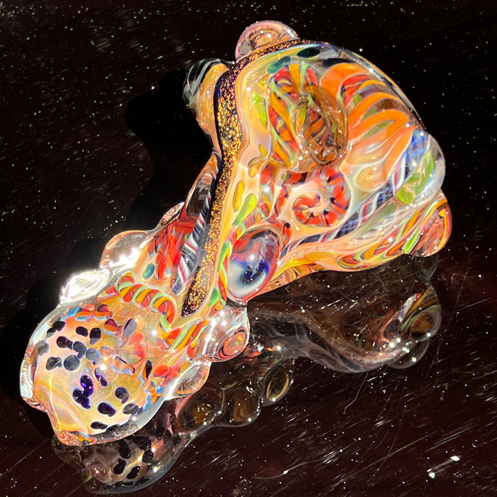 Thick and Twisted Wig Wag Pipe Glass Pipe Molten Imagination   