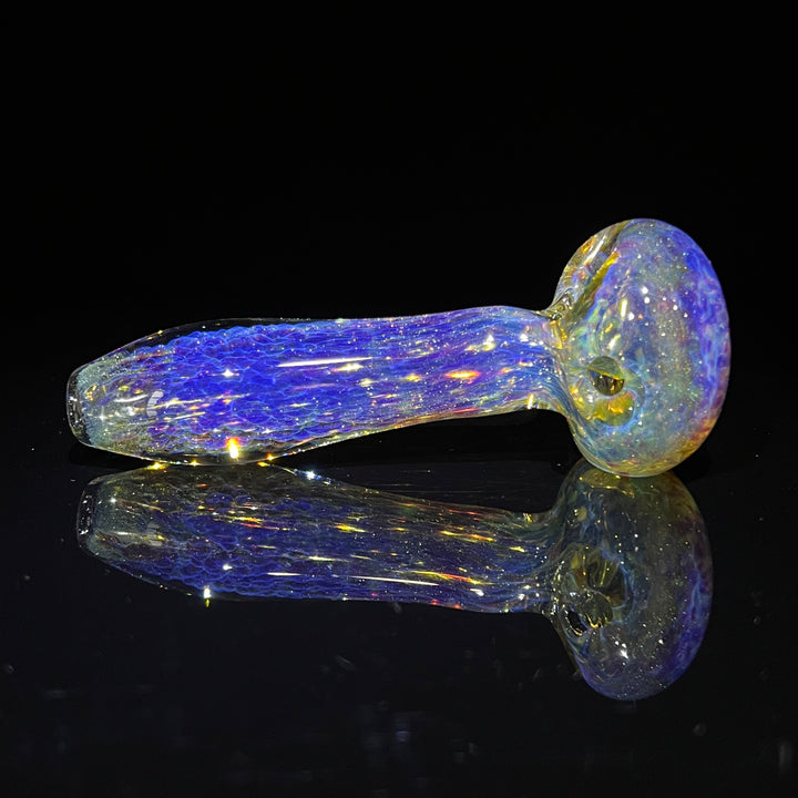 Purple Ghost Large Glass Pipe Tako Glass Left Handed  